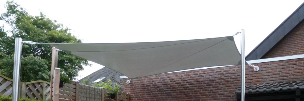 Premium Sonnensegel aus PVC LKW-Plane  Wasserdicht Sonnenschutz Beschattung 